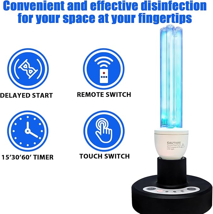 BAIMNOCM UV Light Sanitizer, UVC Disinfection Lamp