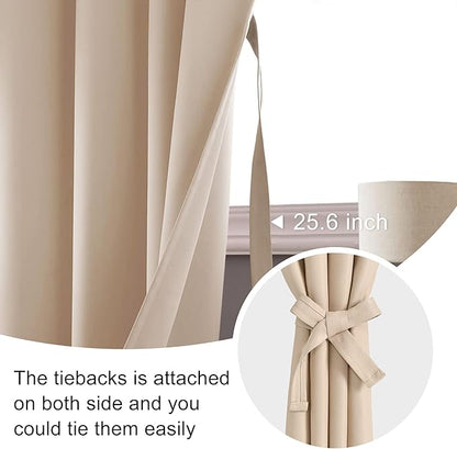 JIUZHEN Blackout Curtains for Bedroom