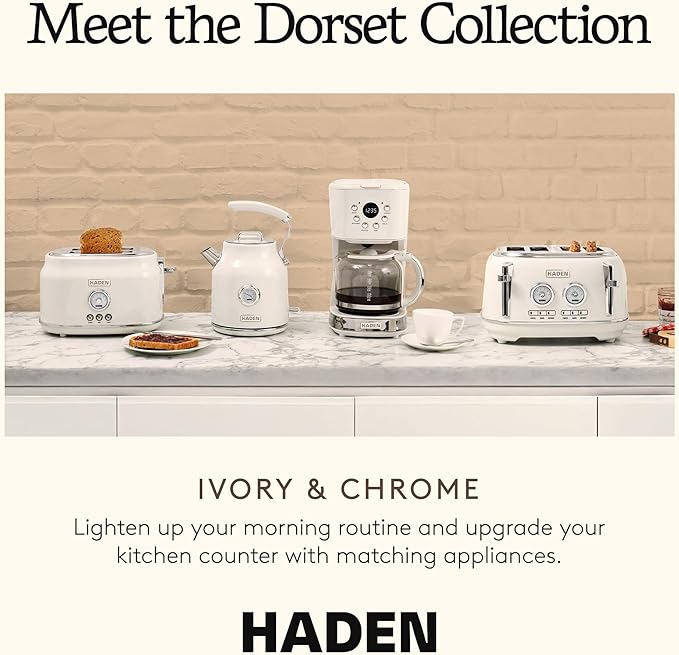 Haden Dorset 2 Slice Extra Wide Slot Toaster