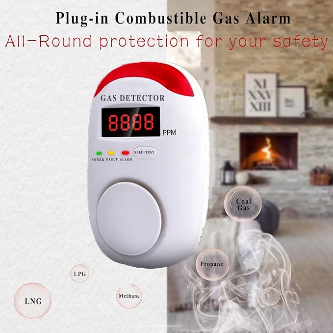 COLORWEL Natural Gas Alarm, Gas Alarm Detector