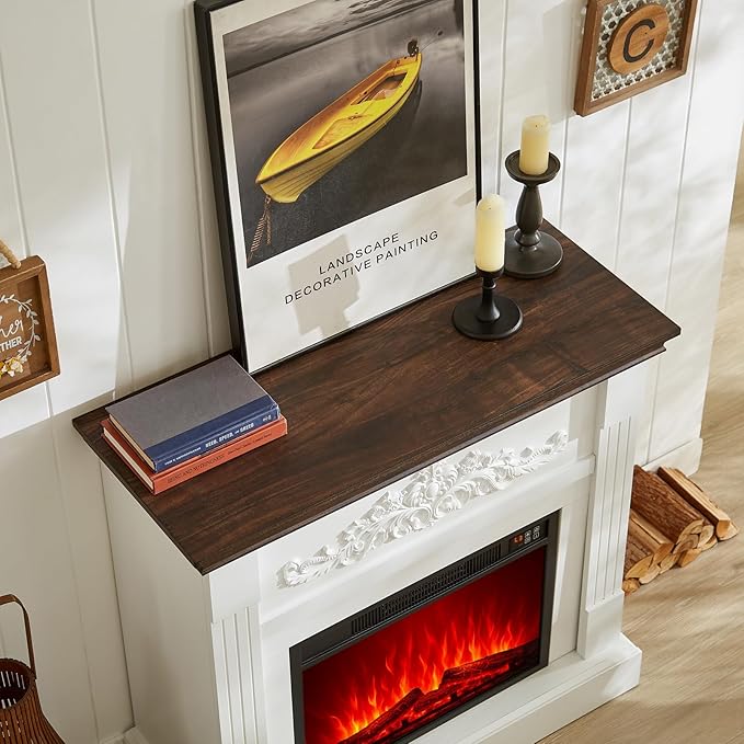 SOOWERY Electric Fireplace