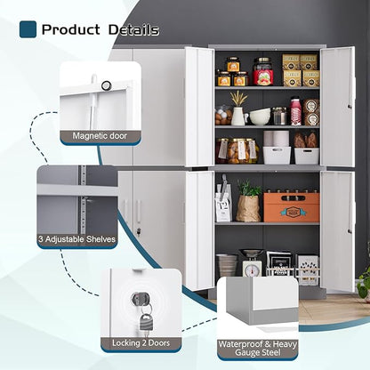 MIIIKO Metal Storage File Cabinet