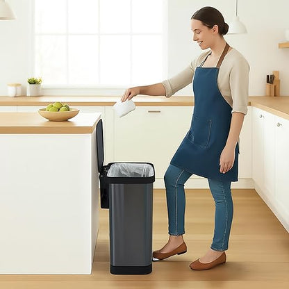 Glad Stainless Steel Step Trash Can