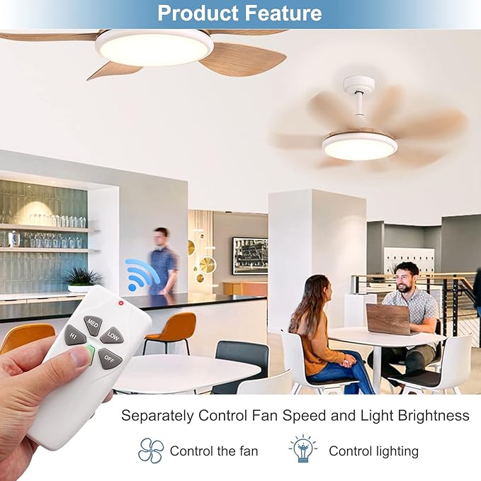 Universal Ceiling Fan Remote Control Kit Dimmable, Replacement