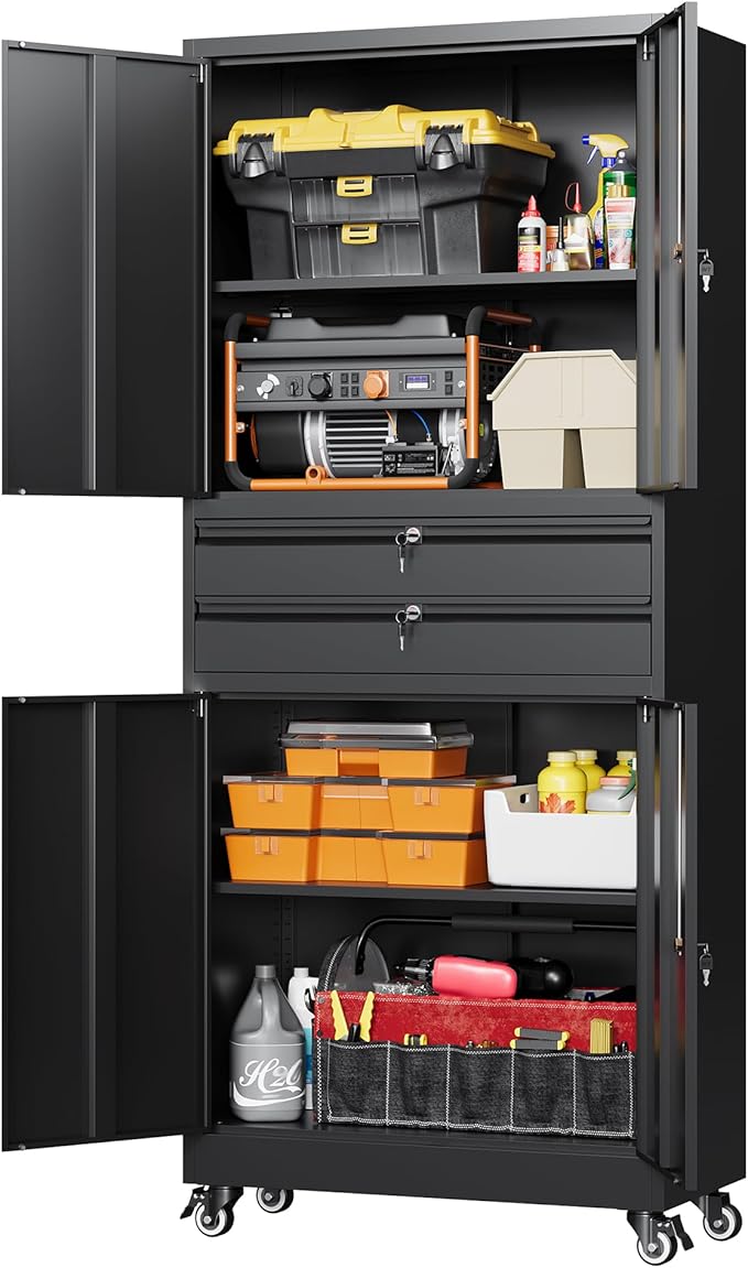 Letaya Metal Garage Storage Cabinet