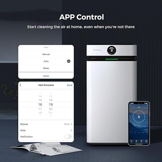 Airdog X8 Home Air Purifier for Rooms Up to 1, 000 sqft.