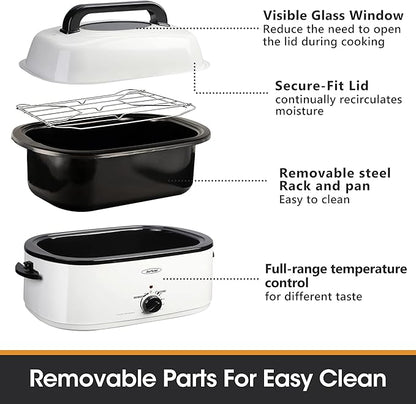 Sunvivi 26-Quart Roaster Oven, Electric Roaster Oven