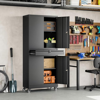 Yizosh Metal Garage Storage Cabinet