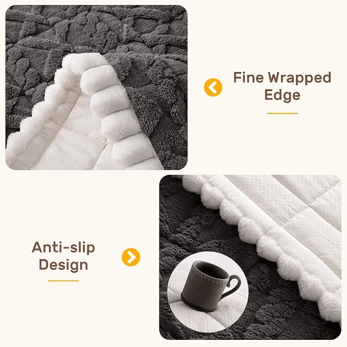 Couch Cover for Dogs, Washable Non Slip Sofa Covers for 3 Cushion Couch Pet Friendly Fuzzy Sofa Protector&Bed Mat for Pets (27.6"x70.9" Dark Gray)
