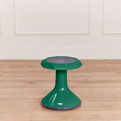 ECR4Kids ACE Active Core Engagement Wobble Stool, 15-Inch Seat Height, Flexible Seating, Green