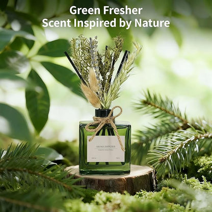 Reed Diffuser, 6.09 oz French Juniper Lavender Scent Diffuser