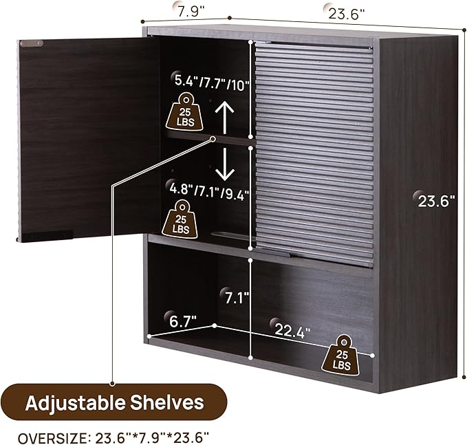 Wall Mounted Bathroom Cabinet
