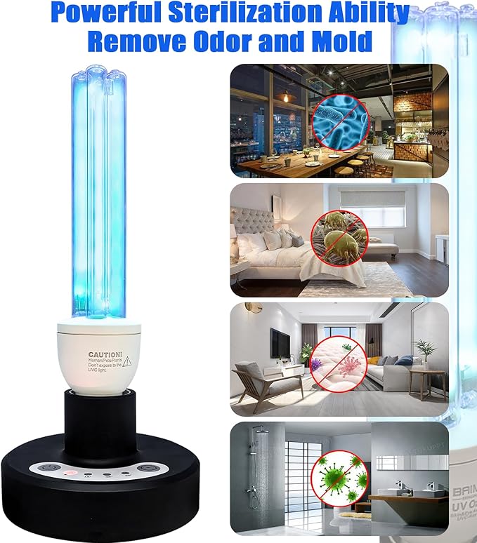 BAIMNOCM UV Light Sanitizer, UVC Disinfection Lamp