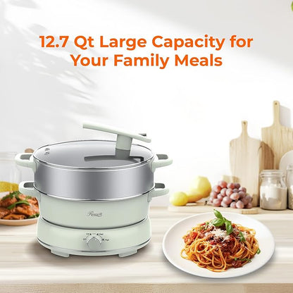 Rosewill 12.7 QT Electric Hot Pot Slow Cooker