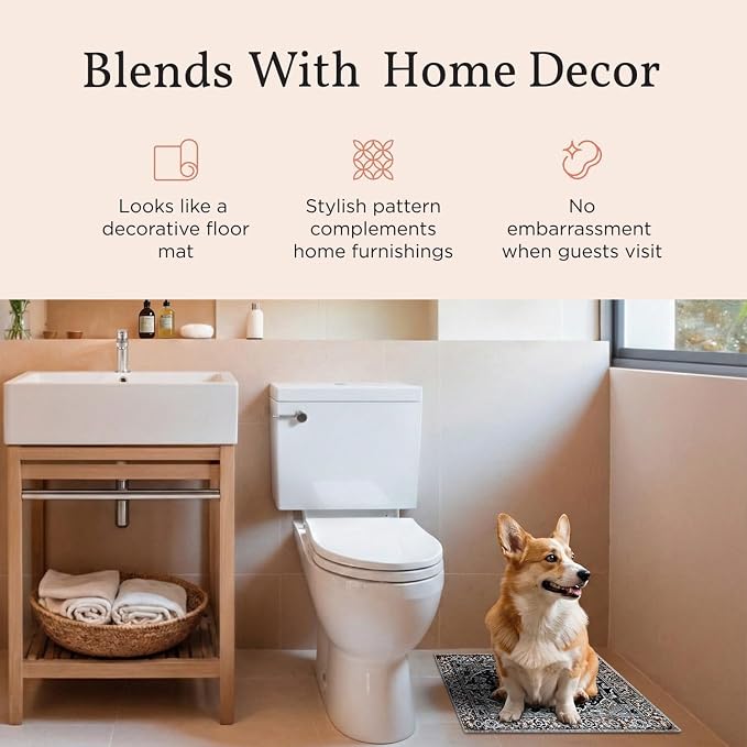 Washable Dog Pee Pads, 16" x 24", Waterproof, Non-Slip, Super Absorbent, Reusable Machine-Washable, 2-Pack (Mystic Fuchsia) | Non-slip, waterproof, absorbent dog pee pads for potty training, whelping, senior dogs, multi-pet households, easy to clean
