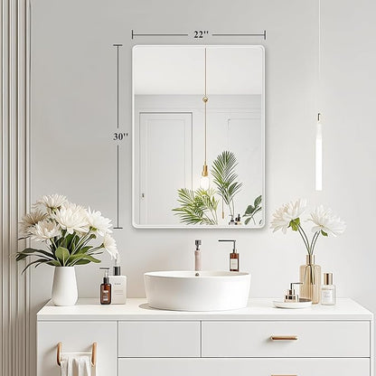 Fabuday Bathroom Mirror for Wall 30x22 Inch