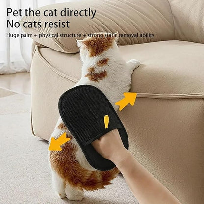 Pet Hair Removal Glove for Cats & Dogs, Electrostatic Reusable Magic Brush Pet Hair Remover Tool for Couch, Furniture,Car Seat,Pet Grooming