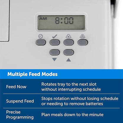 PetSafe Automatic Dog Feeder, 5 Meals, 40 oz Capacity,