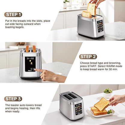 Mecity Motorized Toaster 2 Slice