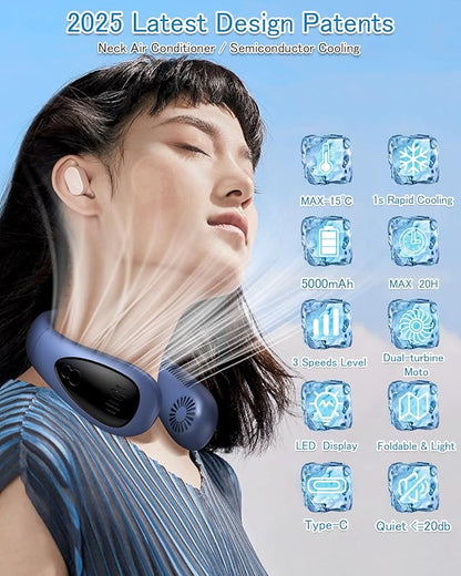 GAITIR Neck Air Conditioner, Portable Neck Fan