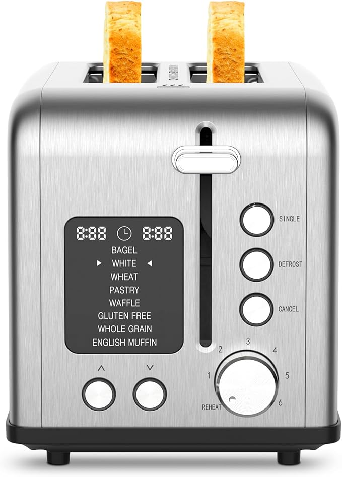 2-Slice Bagel Toaster Stainless Steel