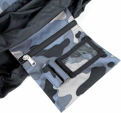 Jeffers Poplar Head Grooming Bag – Horse Grooming Organizer Tote with Pockets for Brushes, Tools, Clippers, Shampoo, Detangler – Stable Barn Kit Carrier for Horses, Pets, Livestock, Urban Camo
