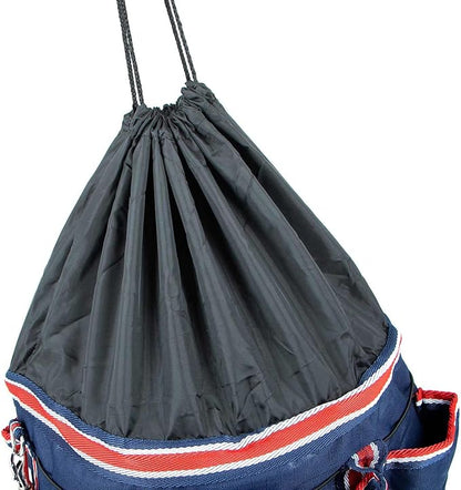 Jeffers Poplar Head Grooming Bag – Horse Grooming Organizer Tote with Pockets for Brushes, Tools, Clippers, Shampoo, Detangler – Stable Barn Kit Carrier for Horses, Pets, Livestock, Allegiance