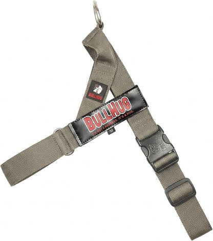 Adjustable Dog Harness– No Pull, No Choke – for English Bulldogs, French Bulldogs, Pugs & Broad-Chested Breeds – Easy, Safe Walks (Taupe, Small)