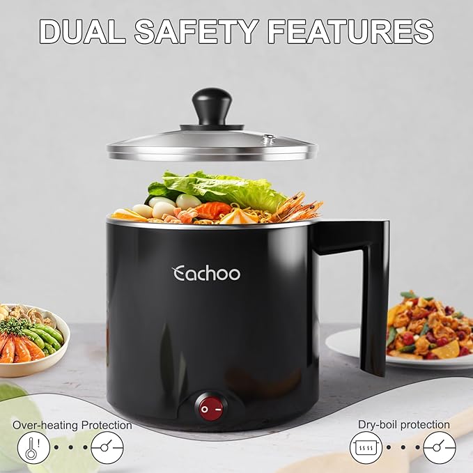 Electric Hot Pot - 1L Ramen Cooker
