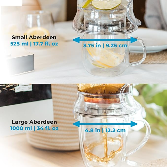 GROSCHE Aberdeen Tea Infuser Teapot & Smart Tea Maker