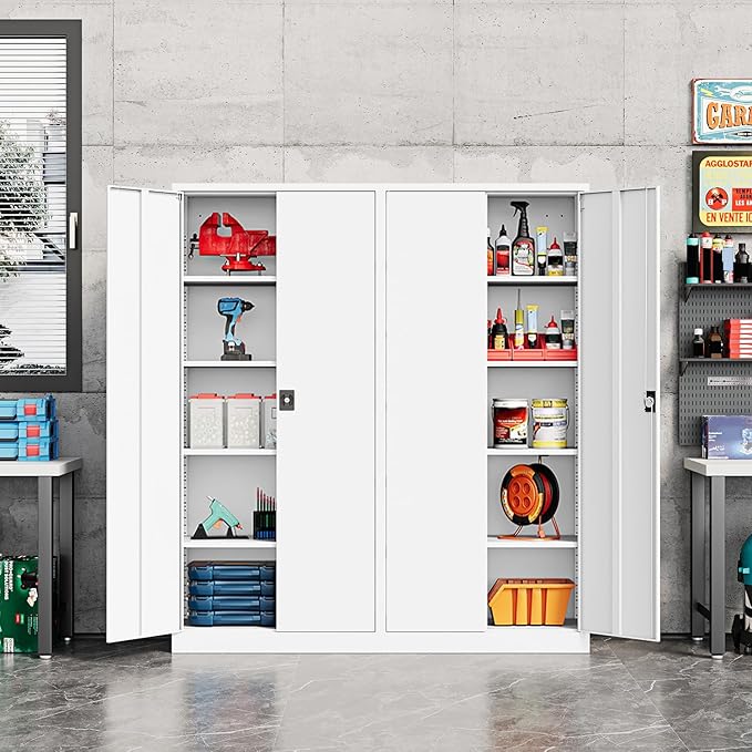Metal Storage Cabinet-72” Tall Steel File Cabinets