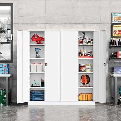 Metal Storage Cabinet-72” Tall Steel File Cabinets