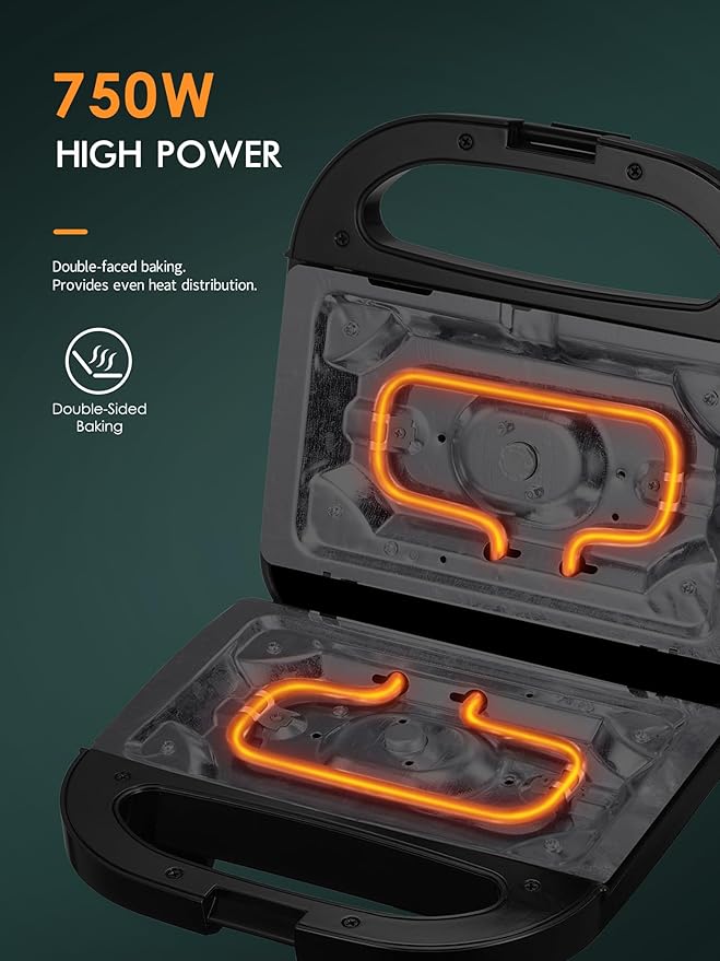 Sandwich Maker, Yabano Toaster and Electric Panini Grill