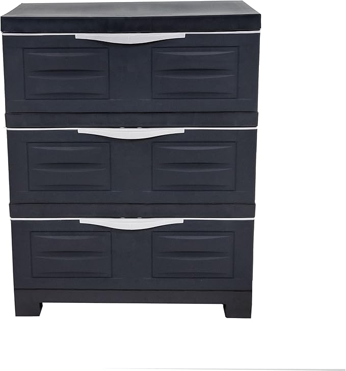 Sunnydaze 29.5" H 3-Tier Storage Cabinet