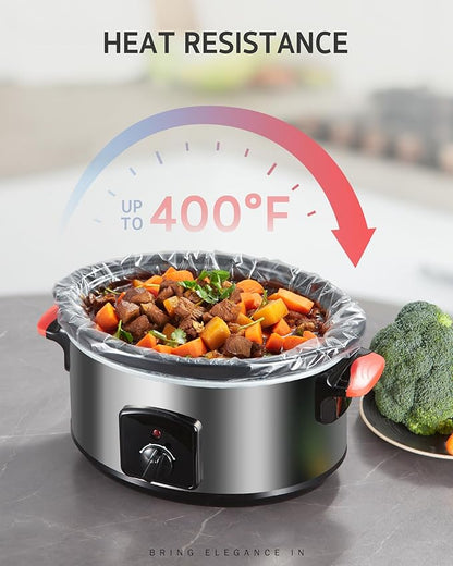 Syntus Crock Pot Liners, Disposable Cooking Bags Suitable