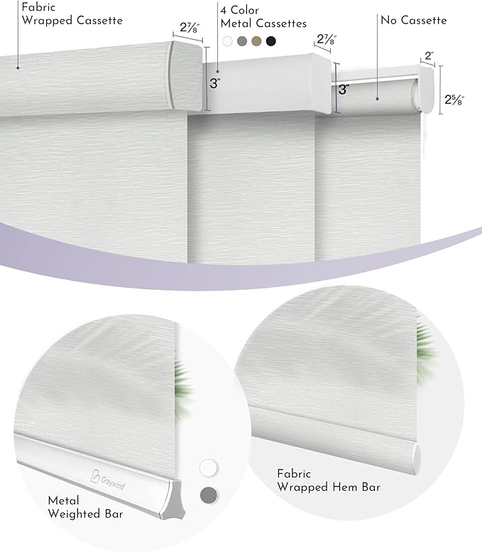 Graywind Motorized Light Filtering Shades Compatible