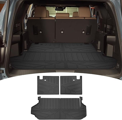 Cargo Liners for 2025 2026 Toyota 4Runner 7 Seats Gas, Trunk Mat with 3rd Row Seat Back Cover All Weather Rear Cargo Mat Backrest Protector Accessories (Not for Hybrid EV&i-Force MAX)