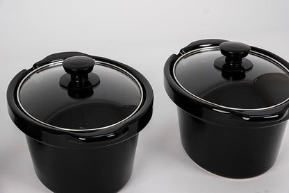 CULINARY CHEF, Triple Slow Cooker, Buffet Server 3 Pot, Food Warmer