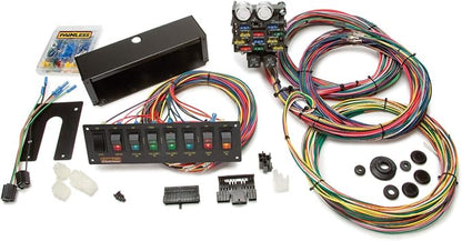 Painless Performance 50003 Pro Street Chassis Harness with Switch Panel, 21-Circuits