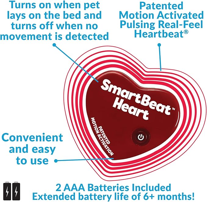 Special Edition Snuggle Puppy Toys - Heartbeat Puppy for Dogs - Pet Anxiety Relief and Calming Aid - Comfort Dog Toys for Behavioral Training in Black & White