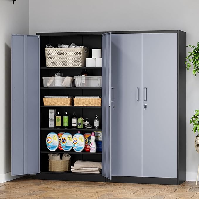 MIIIKO Metal Storage Cabinet