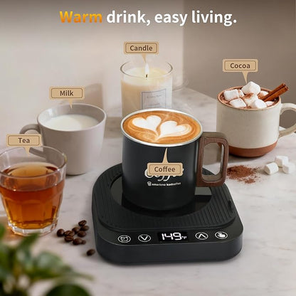 Smart Coffee Mug Warmer, 50W Fast Heating Coffee Warmer