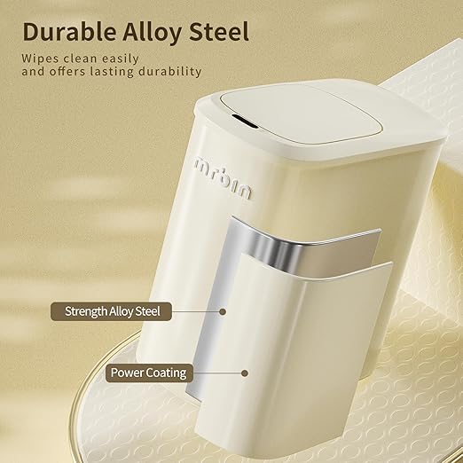 MRBIN Metal Motion Sensor Bathroom Trash Can