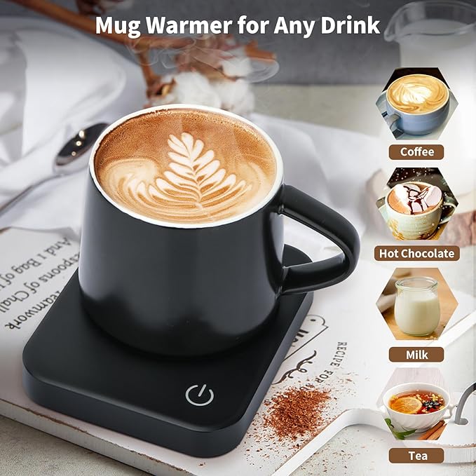 VOBAGA Coffee Mug Warmer, 4 Hours Auto Shut Off Cup Warmer