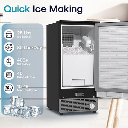 ICEPURE 15" Under Counter Ice Maker