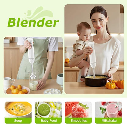 Bonsenkitchen Hand Blender, Immersion Blender