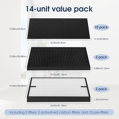 3000 Air Replacement Filters, Compatible