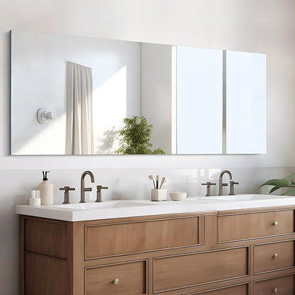 CILIBER Frameless Mirror, 24x60 Inch Large Bathroom Mirrors