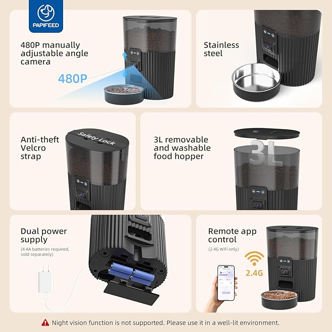PAPIFEED Automatic Cat Feeder