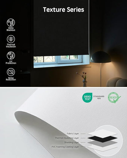 Yoolax Motorized Blinds with Remote, Smart Blinds
